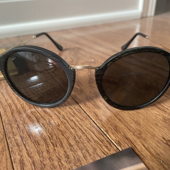 Swell Sunglasses Swell Coco Black Bamboo Sunglasses NWT - Picture 9 of 12